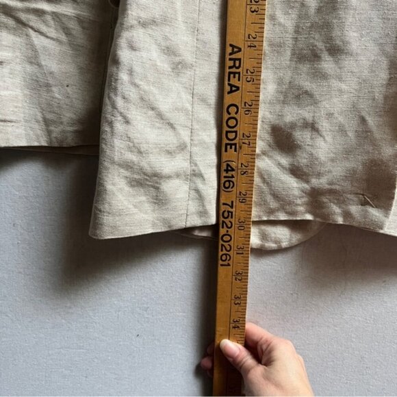 Vroom & Dreesmann Linen Rayon Blend 2 button blazer jacket Sz 36/ M - Picture 12 of 12